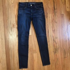 American Eagle super stretch dark wash jeans